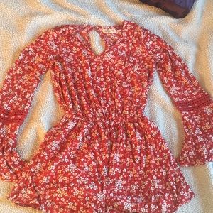 Hollister floral romper